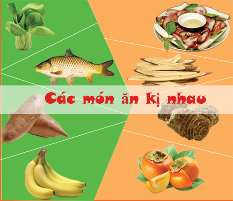 Top 12 thực phẩm kỵ nhau mẹ cần lưu ý