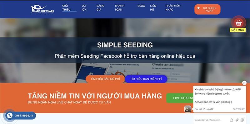 Simple Seeding - phần mềm bán hàng Facebook